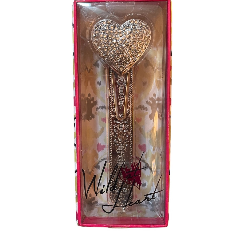 Silver Heart Bookmark